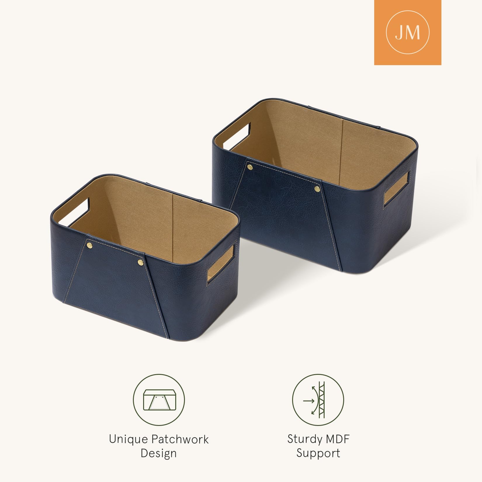 Amazon.com: La Jolie Maison Storage Baskets for Organizing, 2 Pack